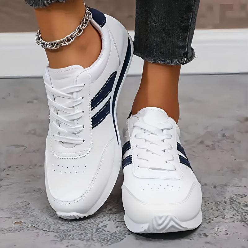 Lucienne | Sneakers blanches sportives élégantes confortables