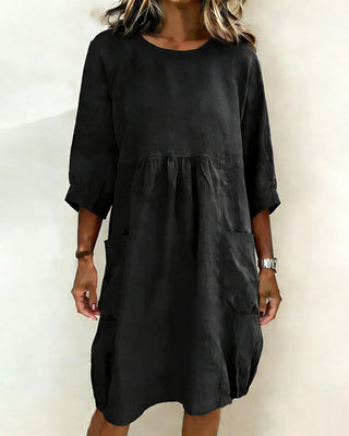 Robe Trois-Quarts Manche Large