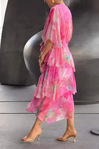 Cassia | Robe élégante en chiffon