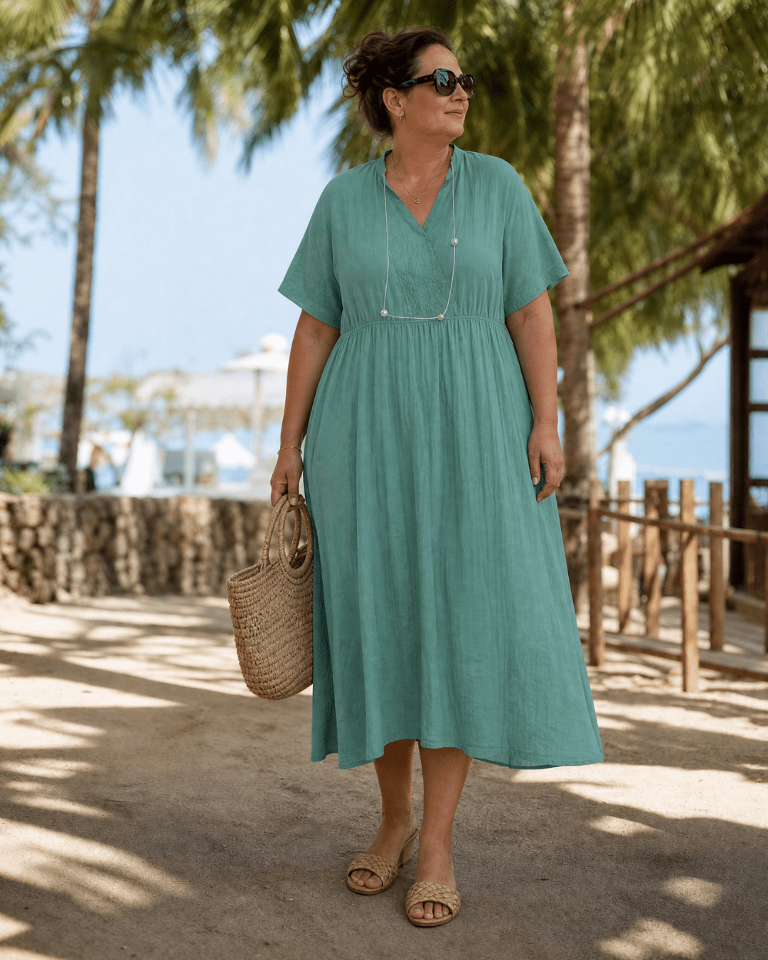 Eléa | Robe midi décontractée