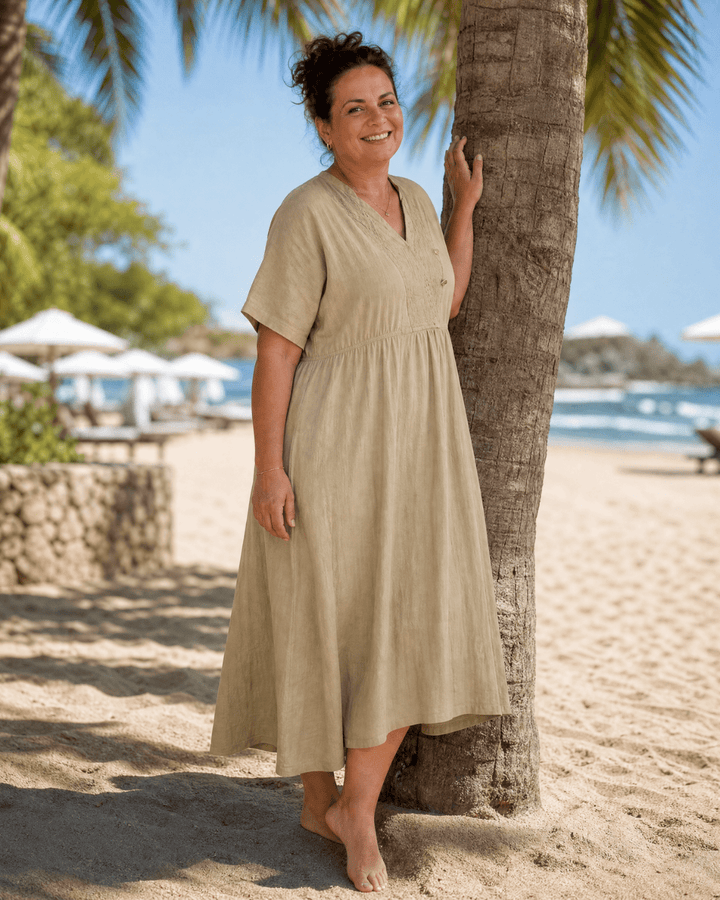 Eléa | Robe midi décontractée