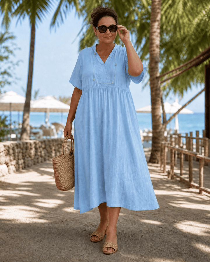 Eléa | Robe midi décontractée