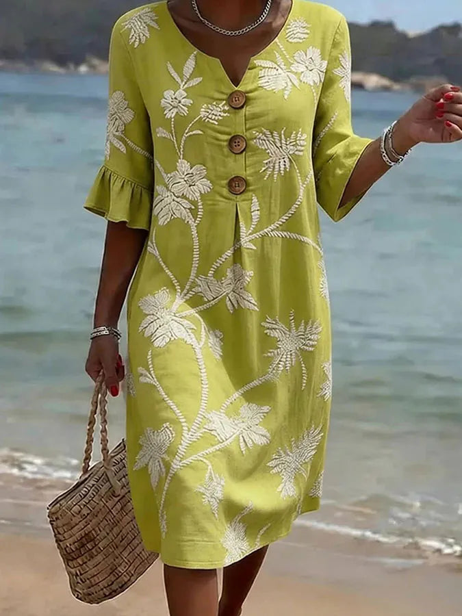 Zoé | Robe décontractée à imprimé floral