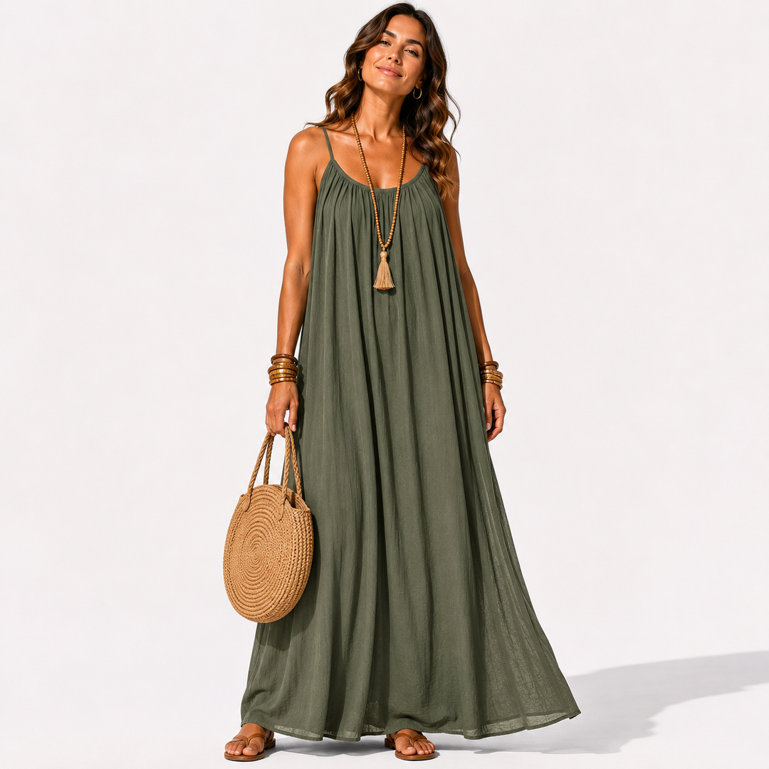 Carolin | Robe longue décolletée
