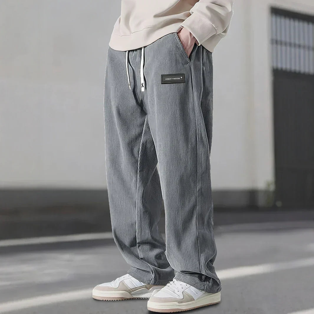 Andres | Pantalons de sport en velours côtelé