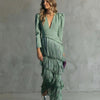 Clara | Robe Élégante à Franges
