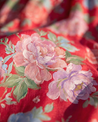 Minelda | Robe fleurie col V