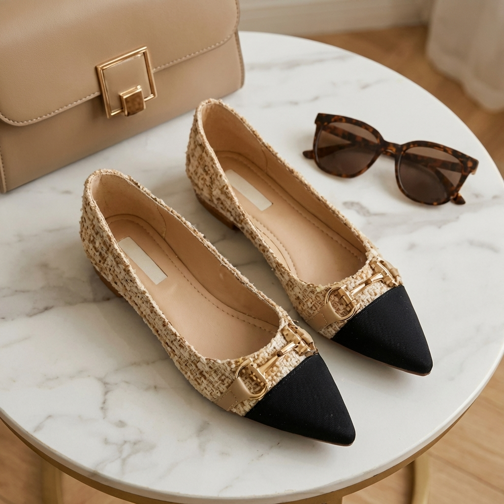 Verona | Ballerines Tweed