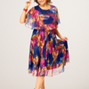 Barbara | Robe en Mousseline Grande Taille Confortable