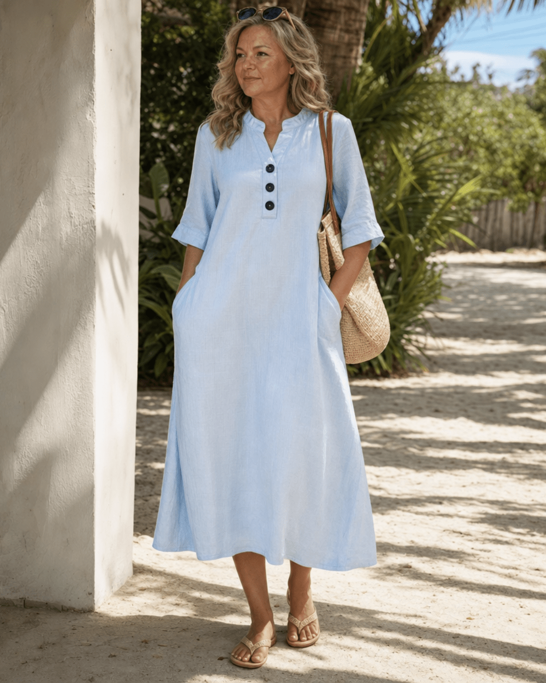 Aurélie | Robe midi décontractée