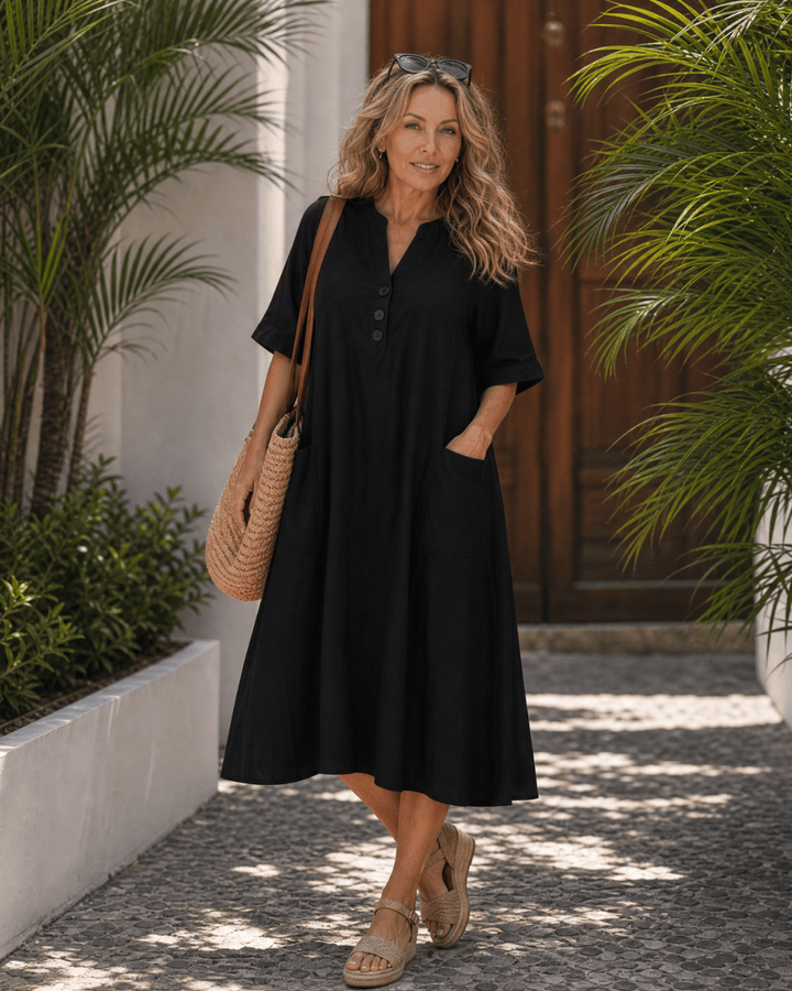 Aurélie | Robe midi décontractée