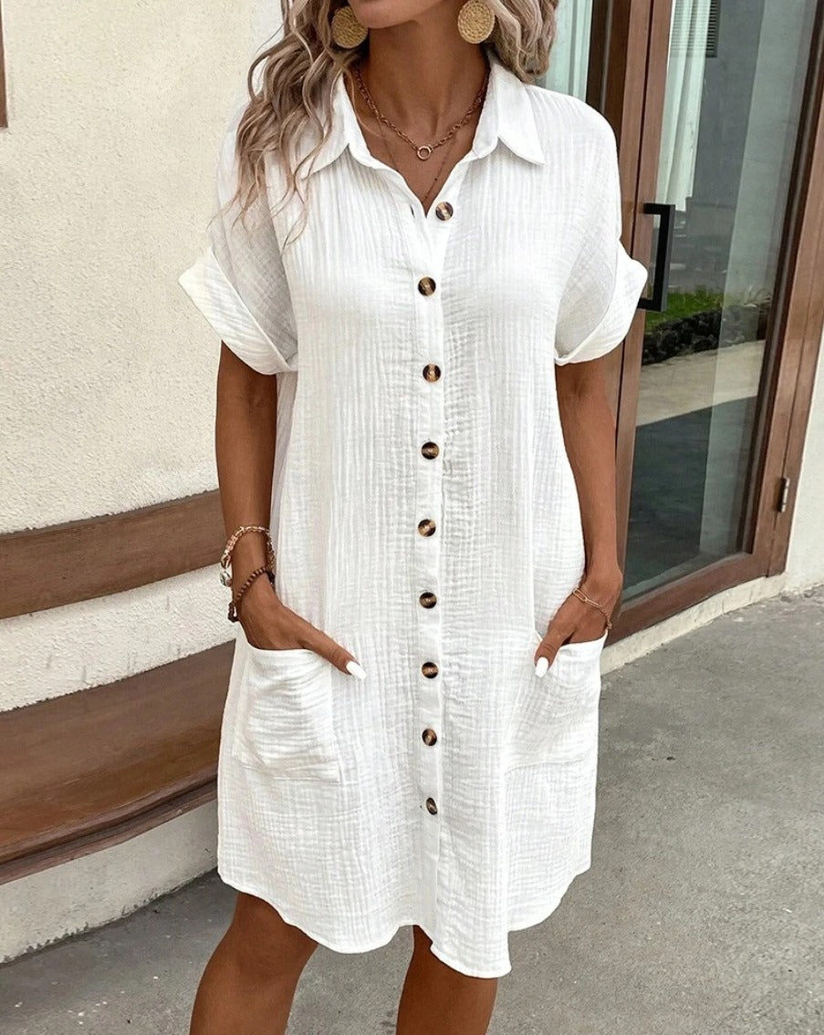Dani | Robe d’Été Femme à Col en V