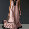 Élodie | Robe Maxi Romantique À Volants Élégante