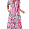Laura | Robe Longue Fleurie Décontractée pour Femme