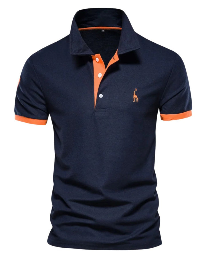 Lucas | Polo contrasté élégant