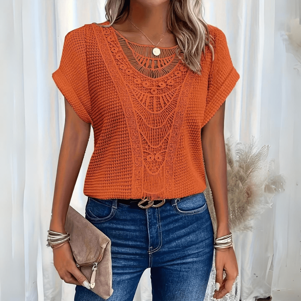 Clara | Top bohème crocheté