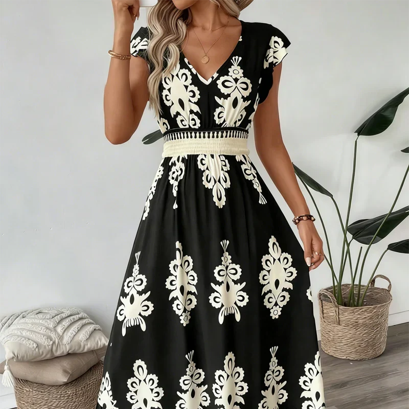 Camille | Robe maxi raffinée