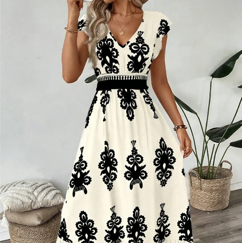 Camille | Robe maxi raffinée