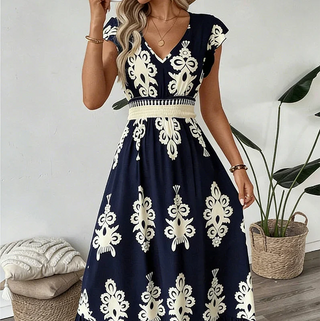 Camille | Robe maxi raffinée