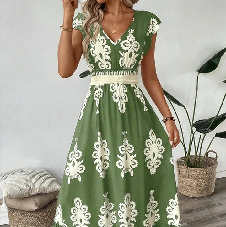 Camille | Robe maxi raffinée