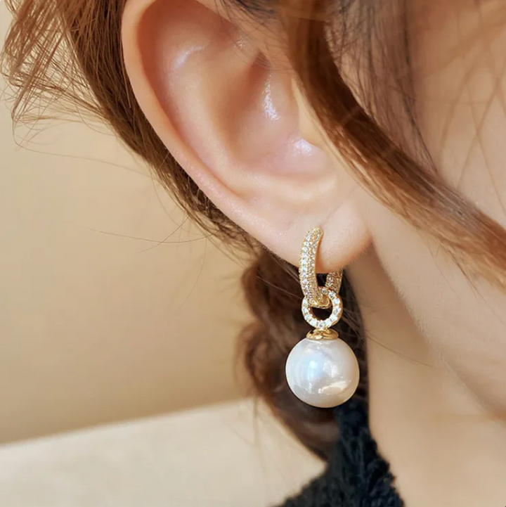 Sophia | Boucles d'oreilles en perles éblouissantes