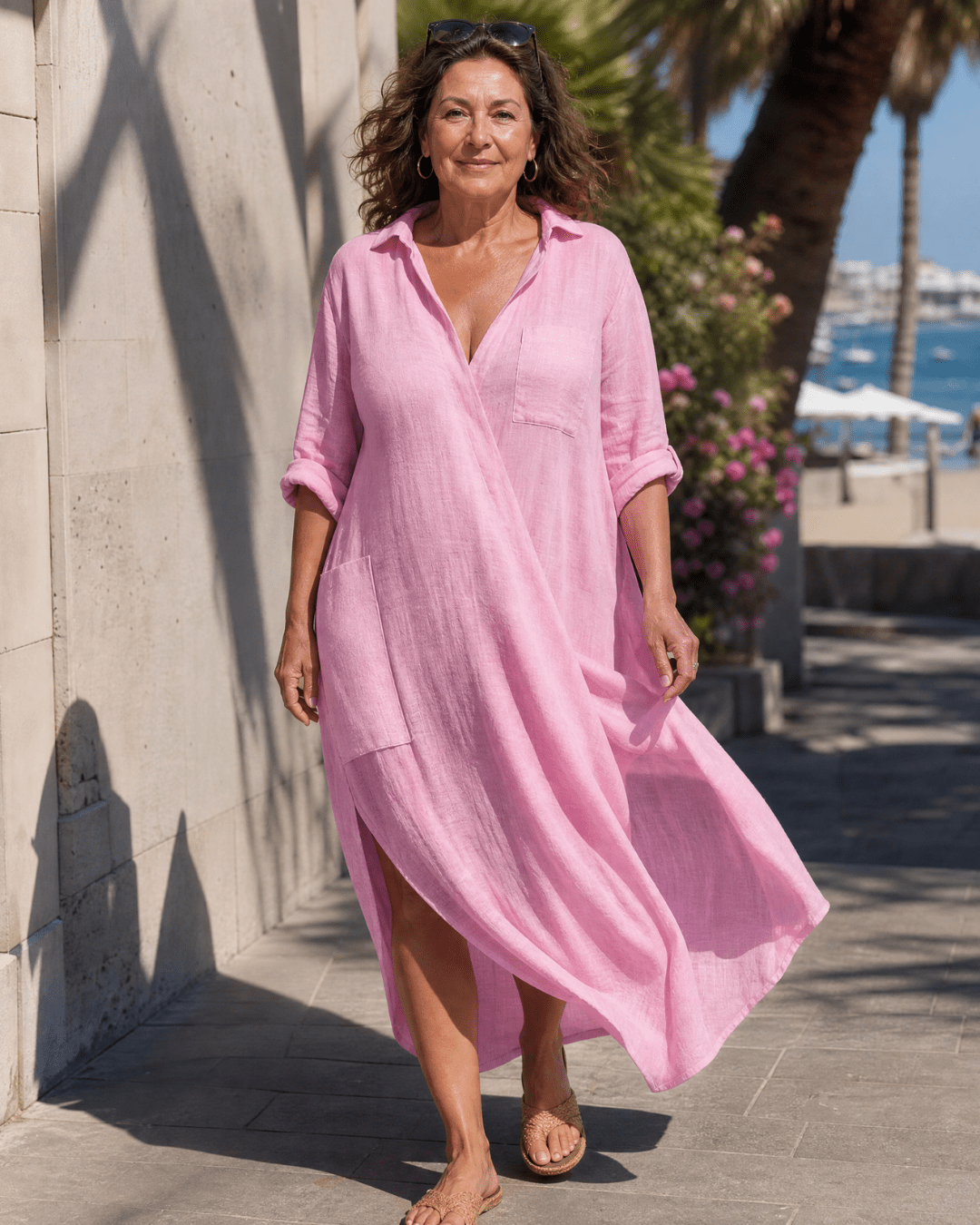 Aliénor | Robe midi à col