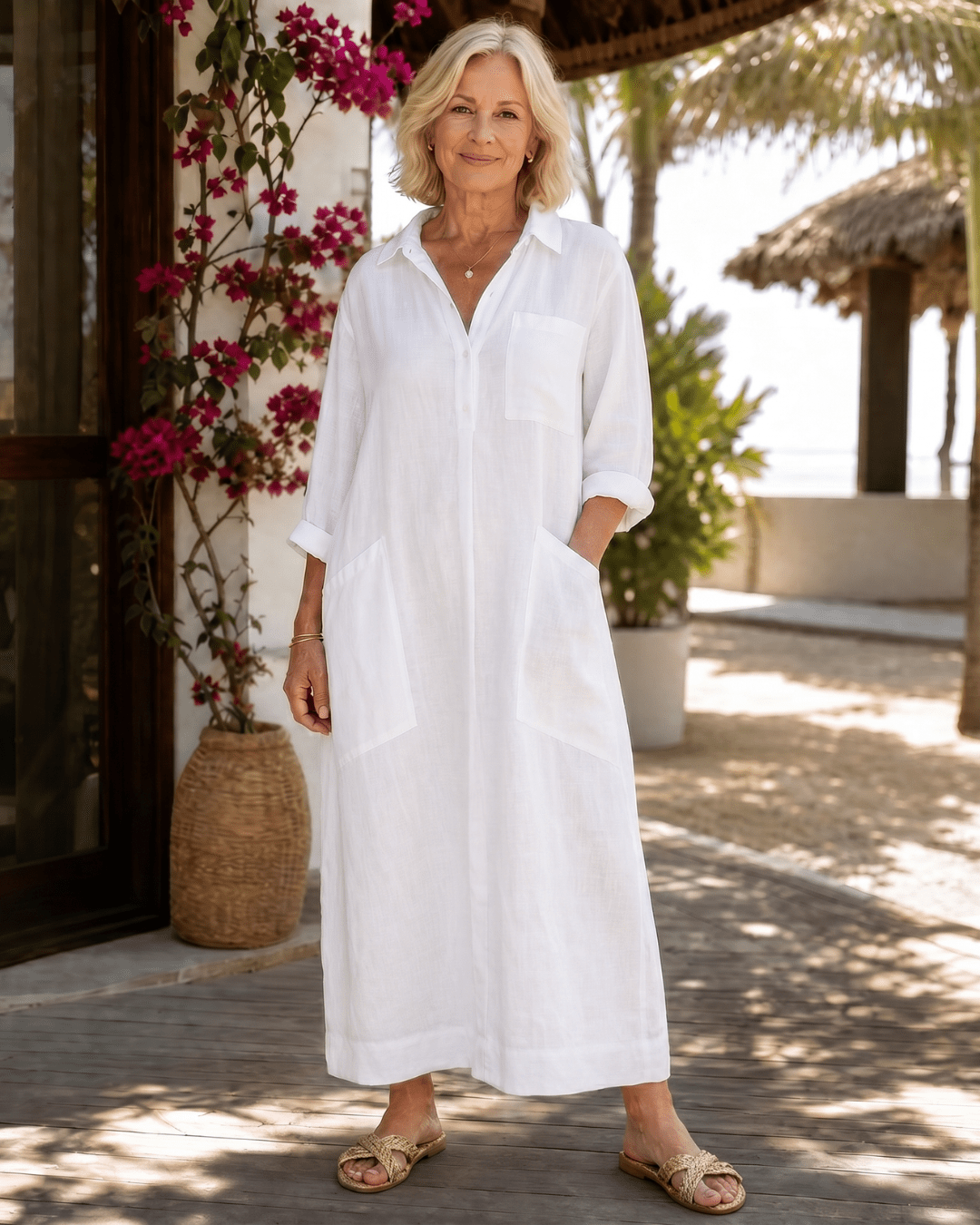 Aliénor | Robe midi à col