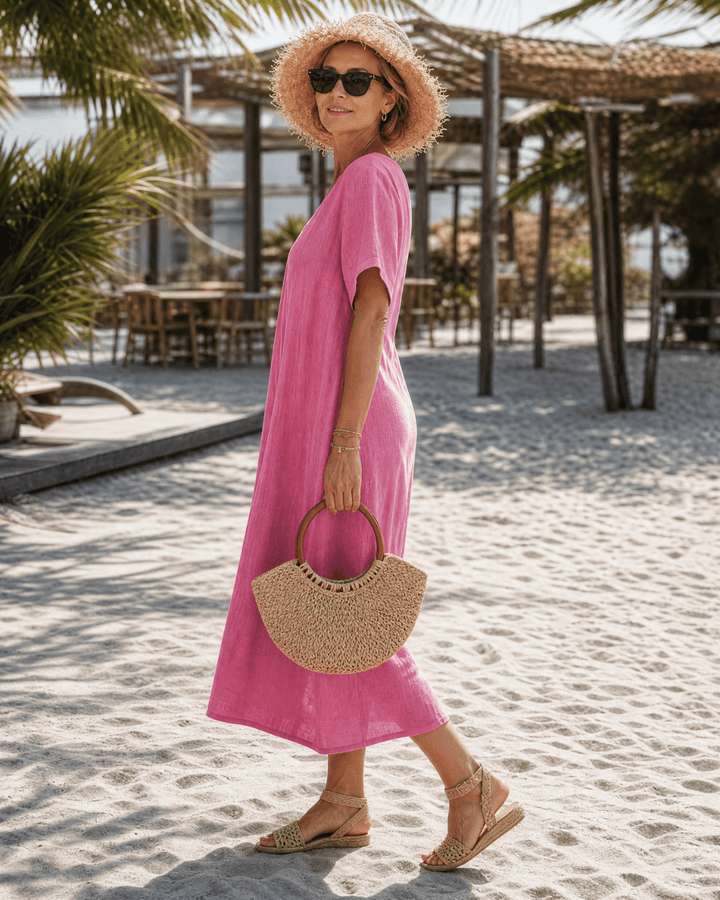 Sophia | Robe midi décontractée