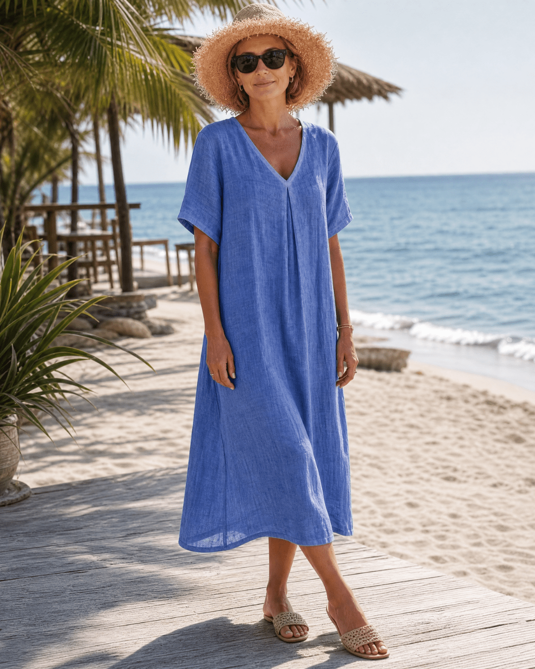 Sophia | Robe midi décontractée