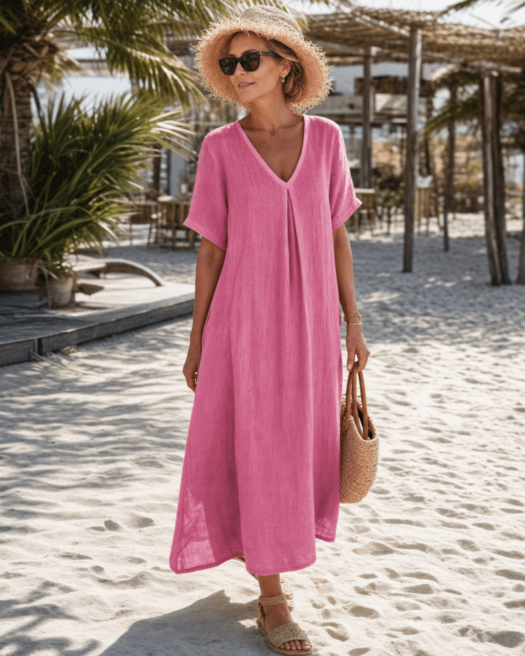 Sophia | Robe midi décontractée