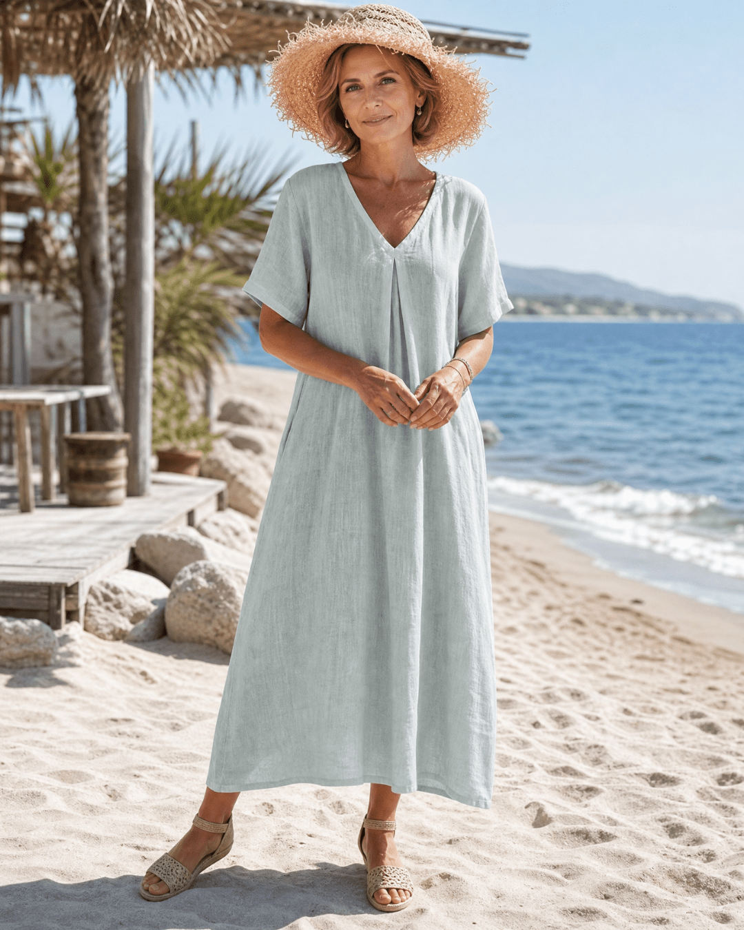 Sophia | Robe midi décontractée
