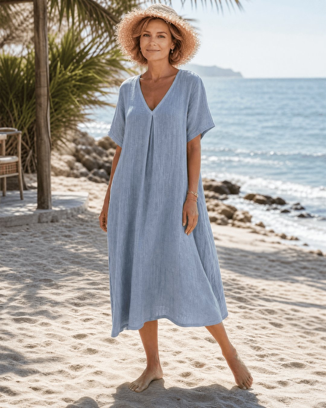 Sophia | Robe midi décontractée
