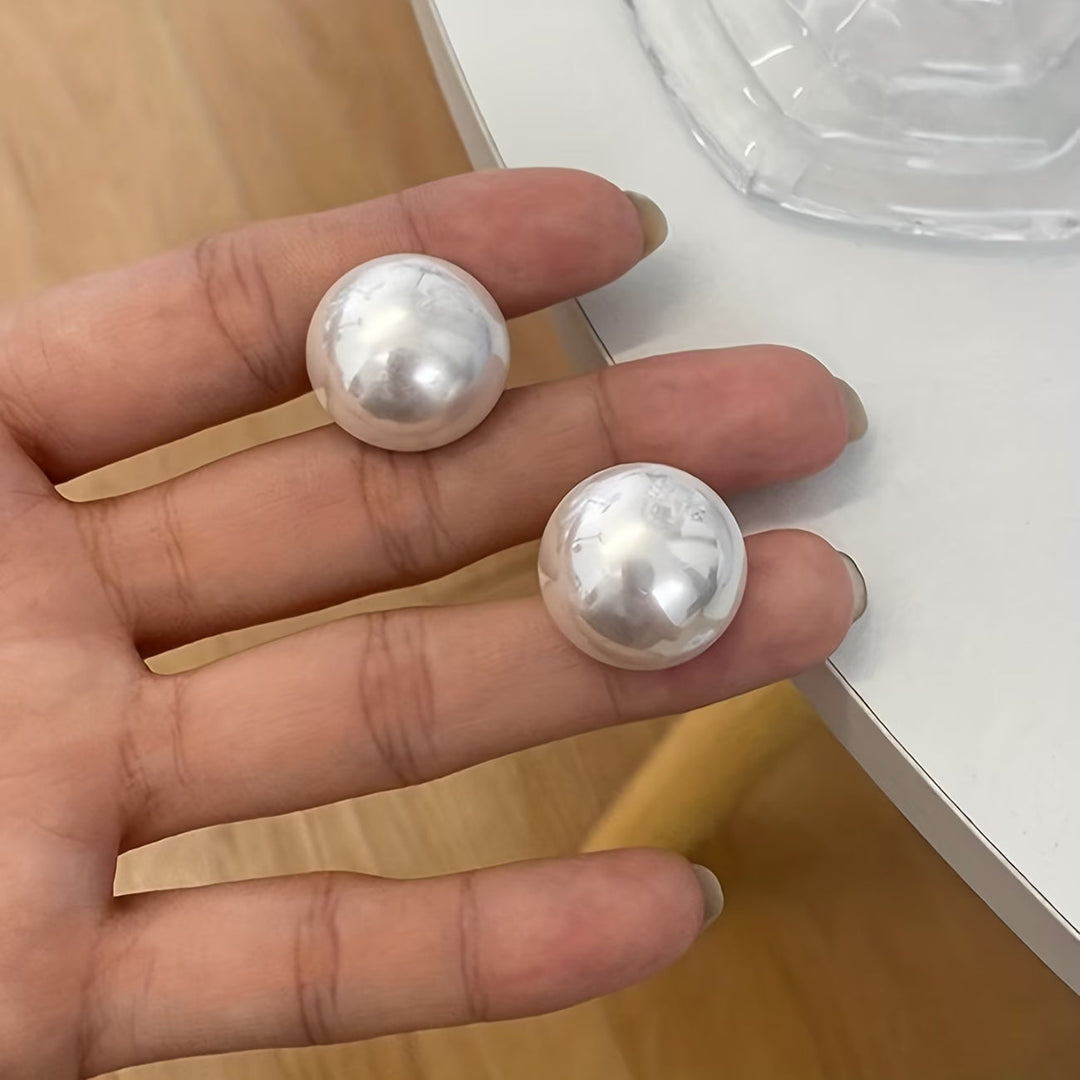 Solène | Les Boucles d'Oreilles Perle Statement