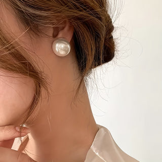 Solène | Les Boucles d'Oreilles Perle Statement