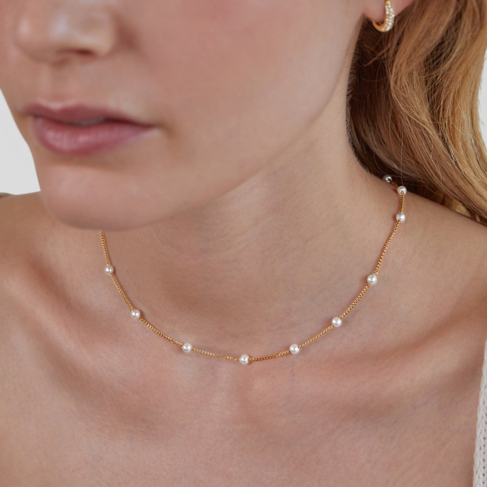 Chloé | Collier en Perles et Or Intemporel