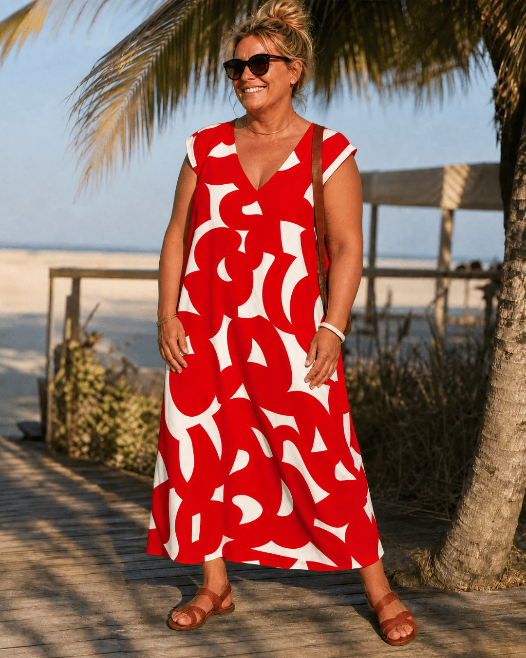 Anna | Robe midi fluide