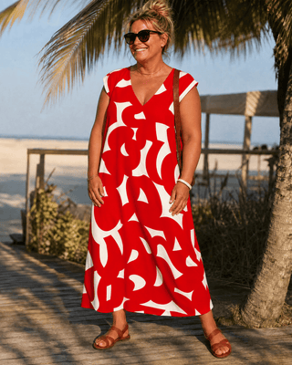 Anna | Robe midi fluide