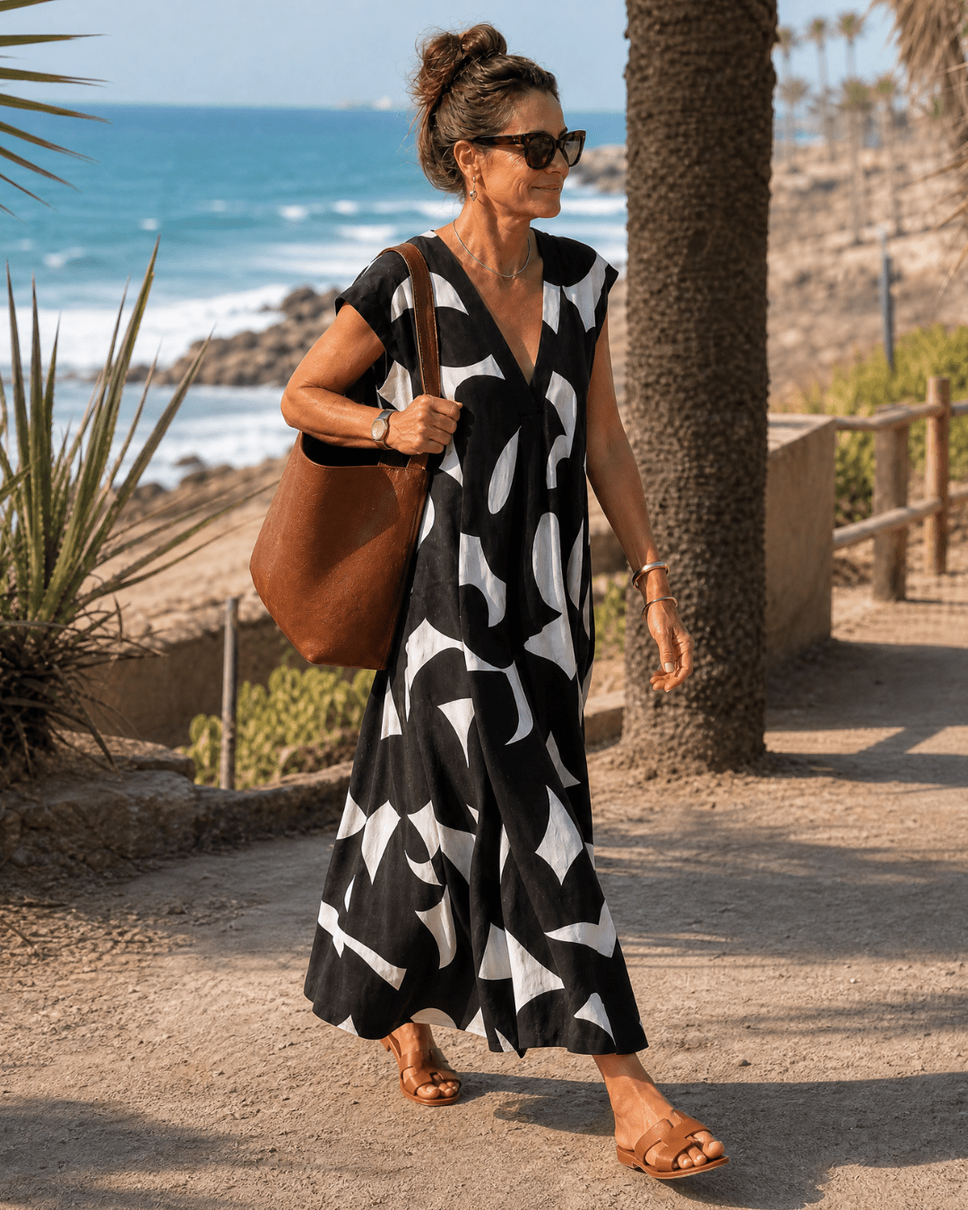 Anna | Robe midi fluide