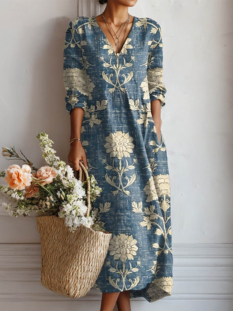 Karin | Robe Confortable Flatteuse pour le Ventre