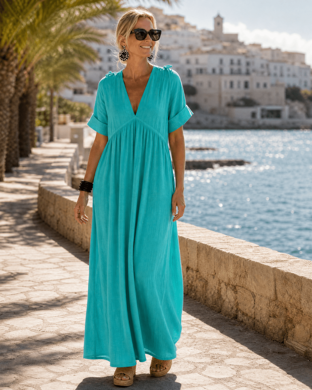 Lya | Robe midi fluide