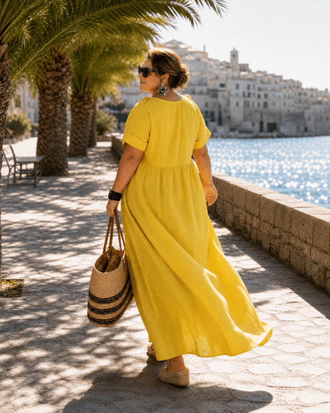 Lya | Robe midi fluide
