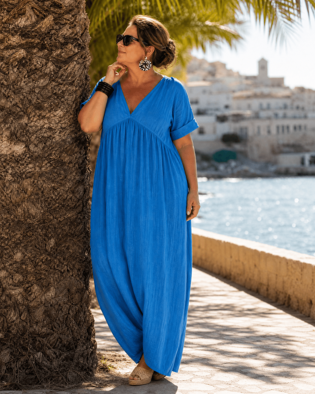 Lya | Robe midi fluide