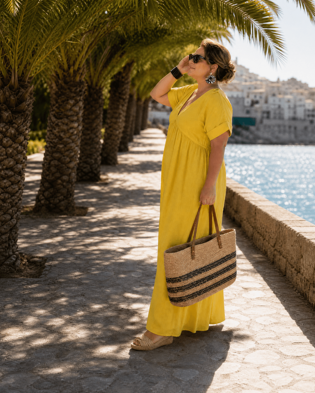 Lya | Robe midi fluide